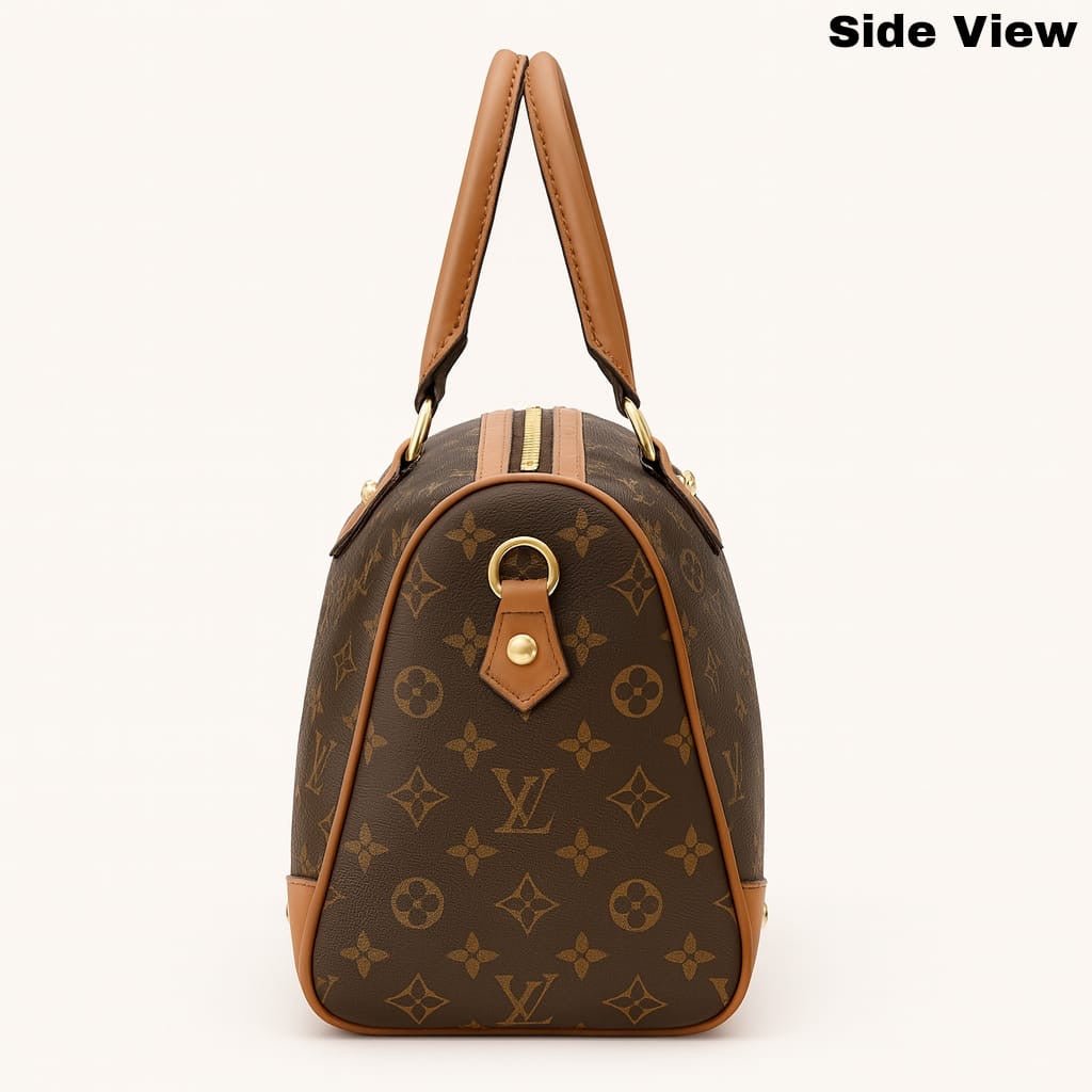 LV Duffel Leather Bag with Long Belt - TREASURE FINDS