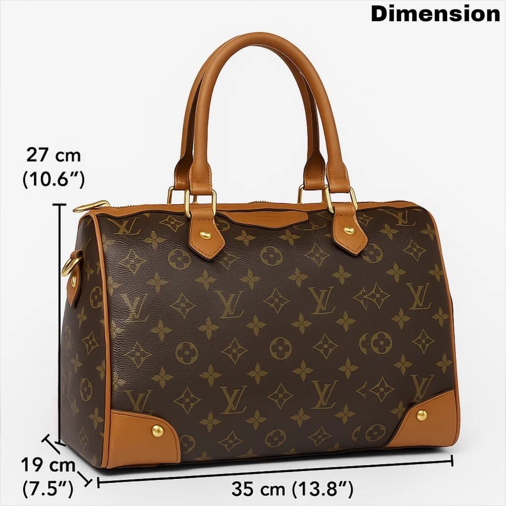 LV Duffel Leather Bag with Long Belt - TREASURE FINDS